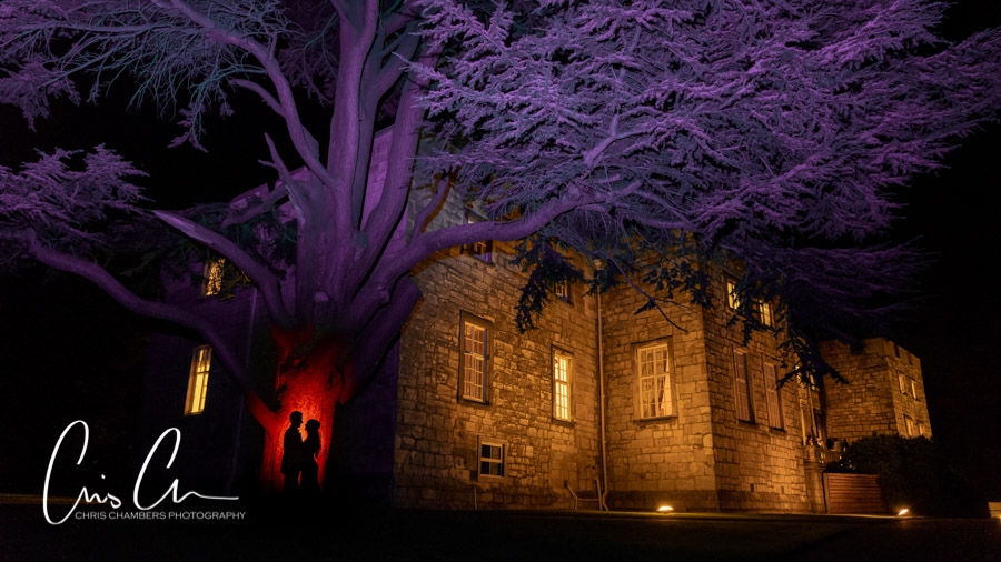 Yorkshire wedding photography at Hazlewood Castle near York