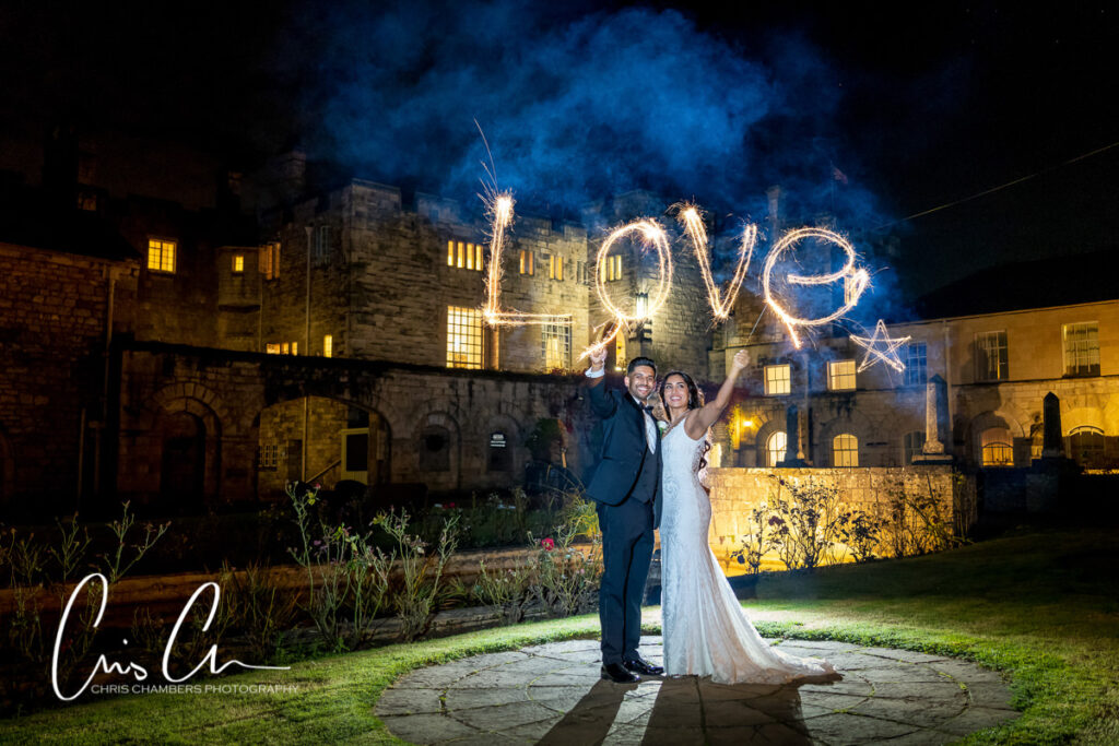 Hazlewood Castle Yorkshire wedding weding venue. Real wedding photographs