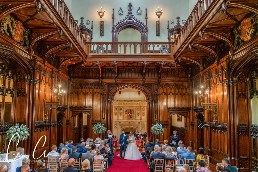 Frances and Jacob were married earlier this summer at the amazing Allerton Castle, North Yorkshire. Although a rainy day to begin with, it certainly didn't dampen spirits and with such a stunning wedding venue for the photographs we weren't short of interior locations. (and of course Frances and Jacob were till keen to make use of the grounds for their wedding photographs, enduring a few showers to create lasting memories. 