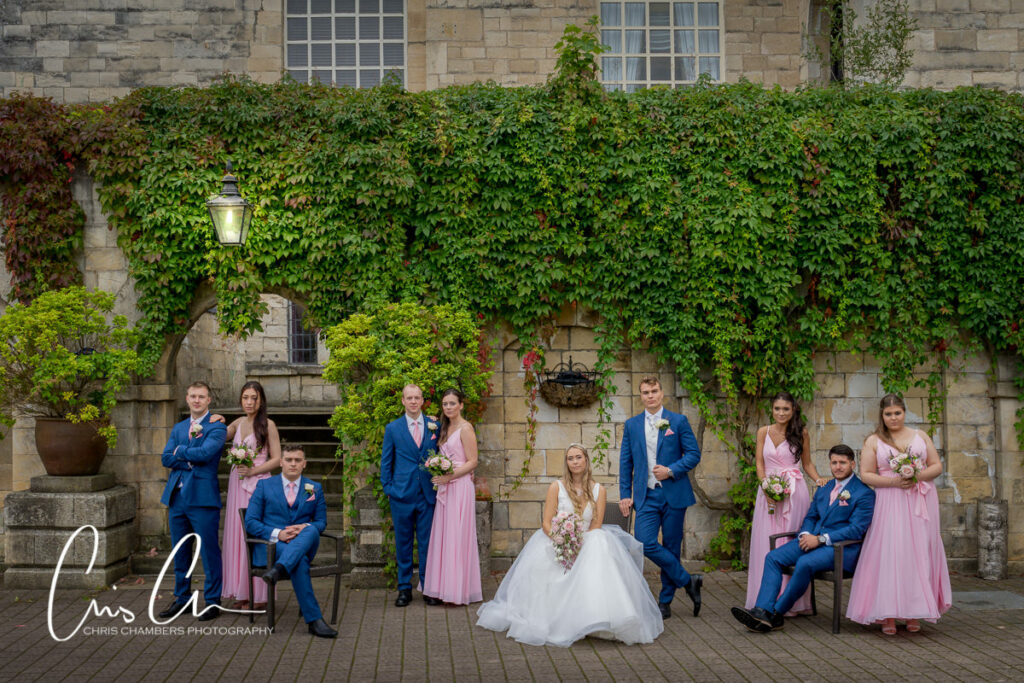 Hazlewood Castle Wedding Photography from kimberley and Bens wedding day