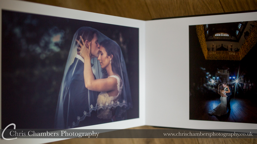 Allerton castle wedding photography. Allerton Castle Storybook Wedding Album. Chris Chambers Yorkshire wedding photographer