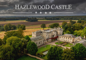 recommended wedding photographer at Hazlewood Castle