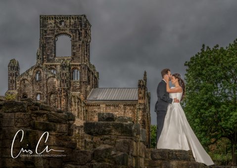 Kirkstall Abbey wedding venue West Yorkshire. Chris Chambers Photographer