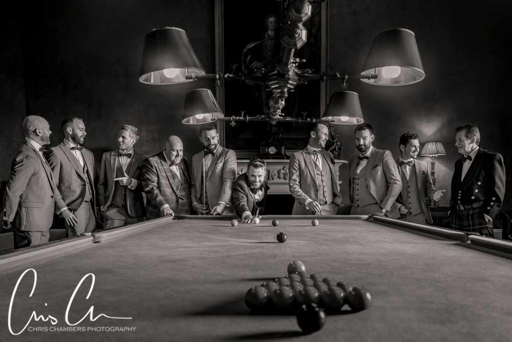 Allerton Castle wedding photographs. Yorkshire wedding photographer.