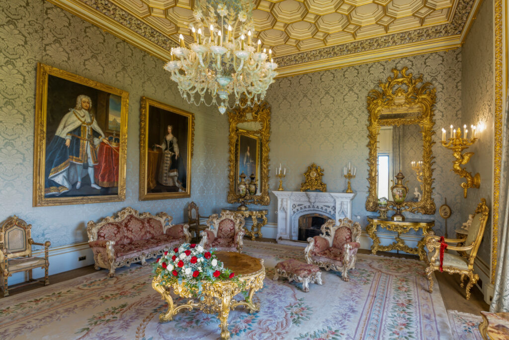 The Drawing room at Allerton Castle