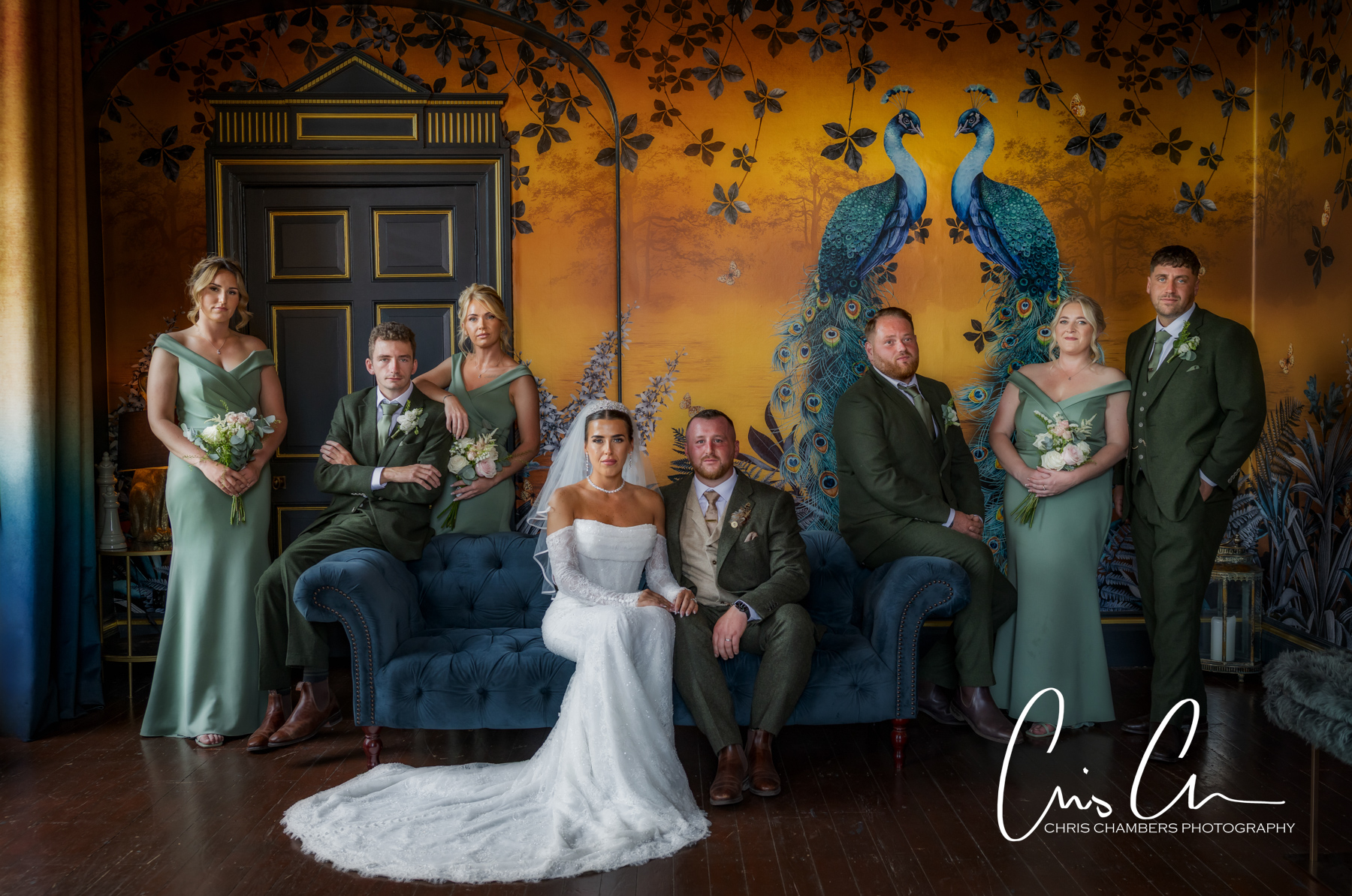 Solberge Hall wedding photos. Yorkshire wedding venue
