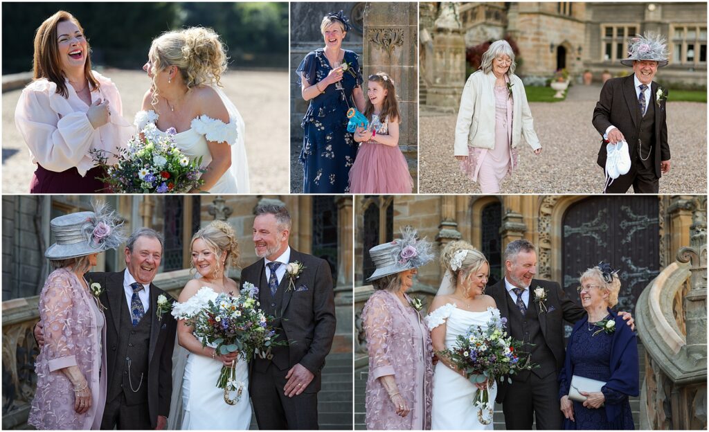 Bride and groom wedding photographs at Carlton Towers East Yorkshire