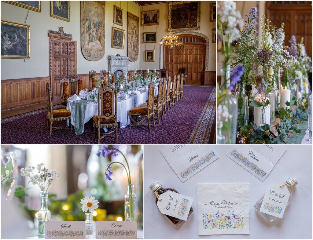 Bride and groom wedding photographs at Carlton Towers East Yorkshire