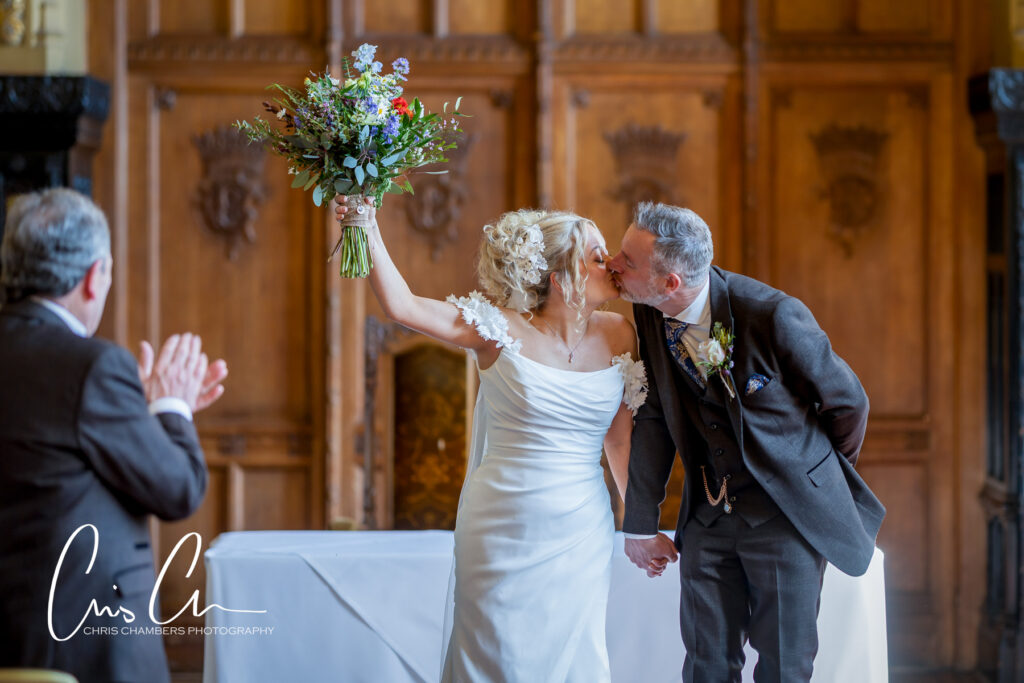Bride and groom wedding photographs at Carlton Towers East Yorkshire
