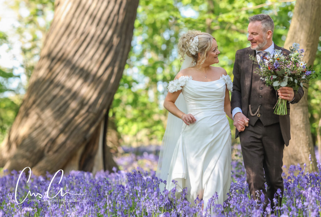 Wedding ceremony and wedding day at Carlton Towers, east Yorkshire
