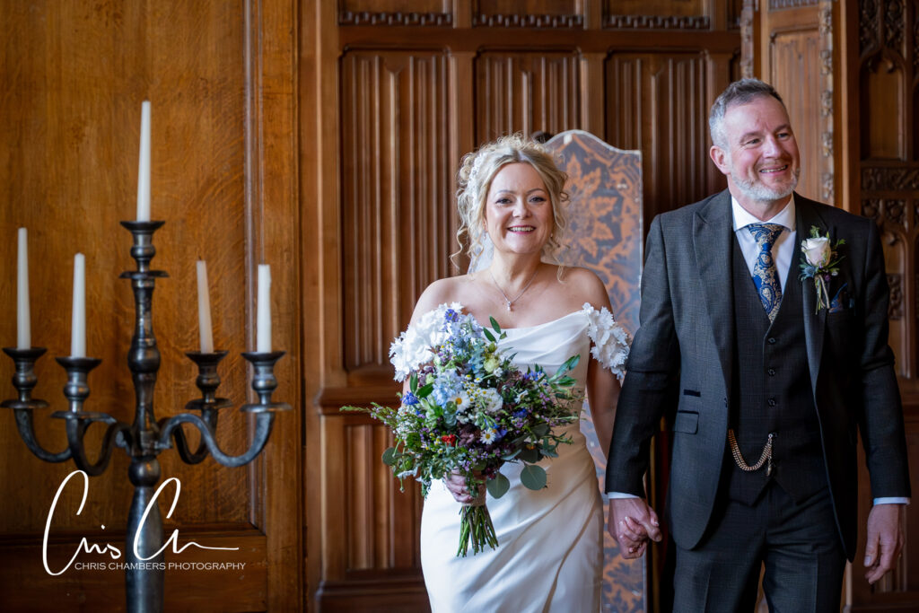 Wedding ceremony and wedding day at Carlton Towers, east Yorkshire