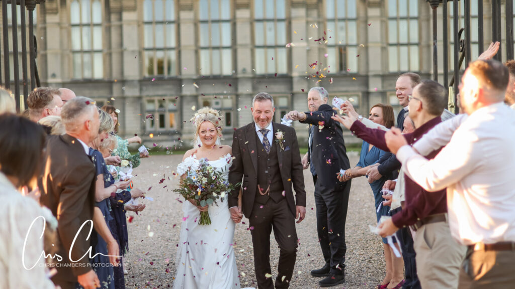 Wedding ceremony and wedding day at Carlton Towers, east Yorkshire