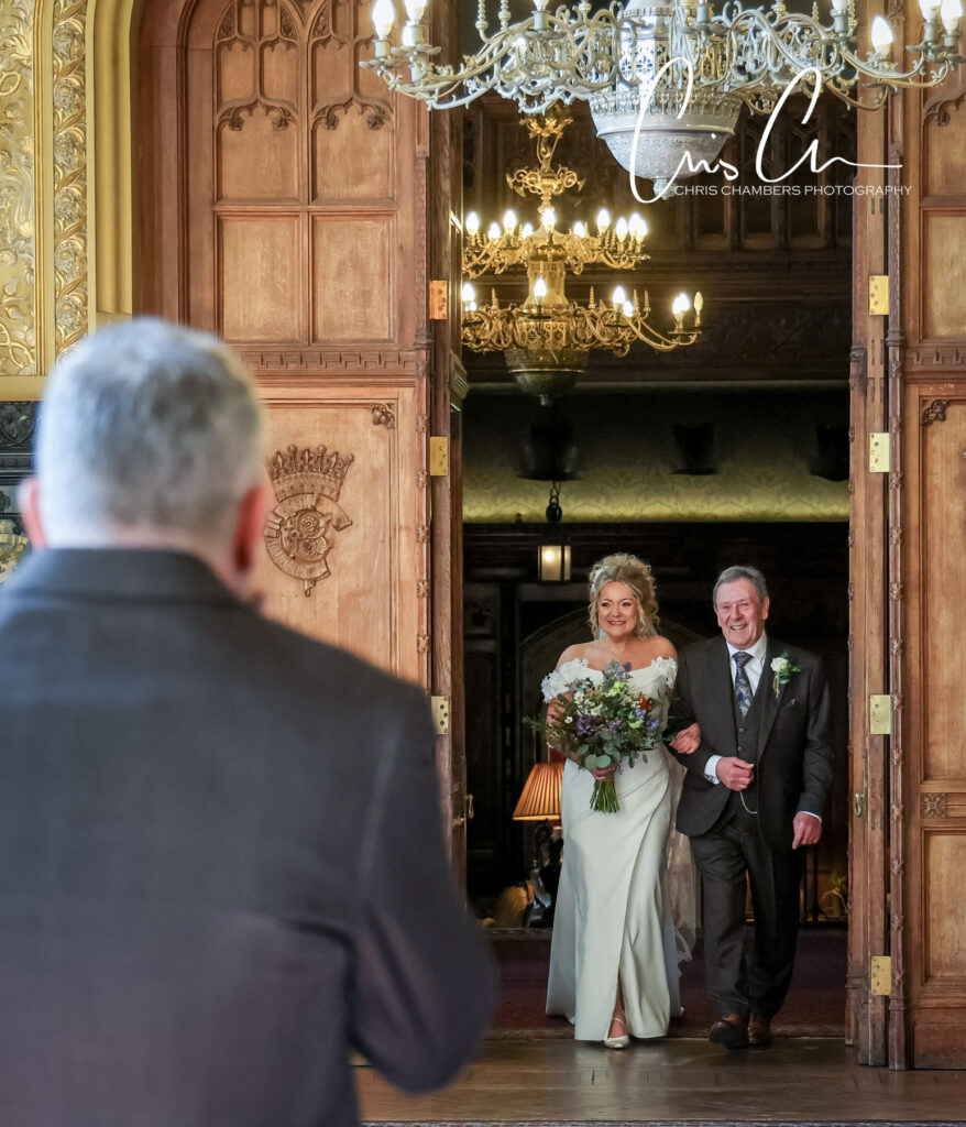Wedding ceremony and wedding day at Carlton Towers, east Yorkshire